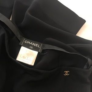 Vintage Chanel 100% Silk Pants